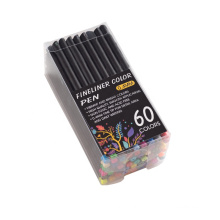 Andstal 60colors Fineliner Detail Paint Marker Pen 0.4mm 60pcs/box Marker Pen Set For student
